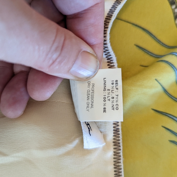 Oscar de la Renta cotton twill button down sleeveless dress euc size 8 - Picture 6 of 8